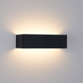 Brilagi - LED Vonkajšie nástenné svietidlo DONNANI LED/12W/230V čierna IP44