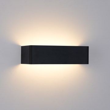 Brilagi - LED Vonkajšie nástenné svietidlo DONNANI LED/12W/230V čierna IP44