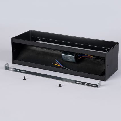 Brilagi - LED Vonkajšie nástenné svietidlo DONNANI LED/12W/230V čierna IP44