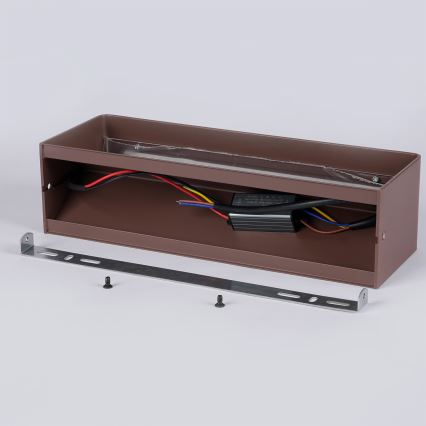 Brilagi - LED vonkajšie nástenné svietidlo DONNANI LED/12W/230V hnedé IP44