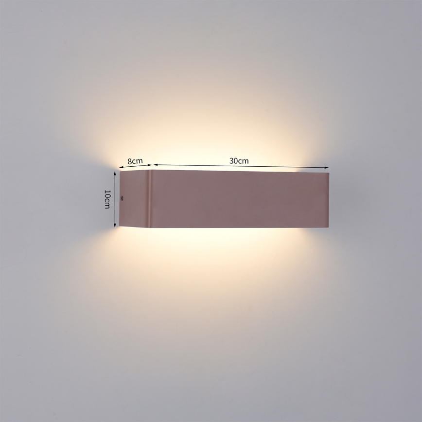 Brilagi - LED vonkajšie nástenné svietidlo DONNANI LED/12W/230V hnedé IP44