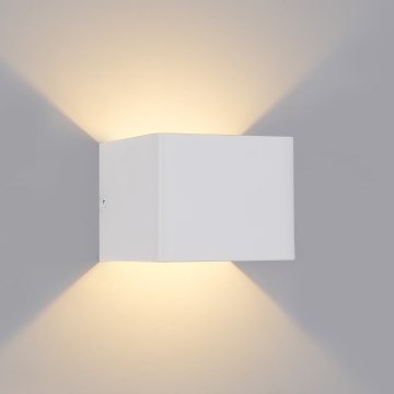 Brilagi - LED vonkajšie nástenné svietidlo DONNANI LED/5W/230V 10 cm biela IP44