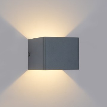Brilagi - LED vonkajšie nástenné svietidlo DONNANI LED/5W/230V antracit IP44