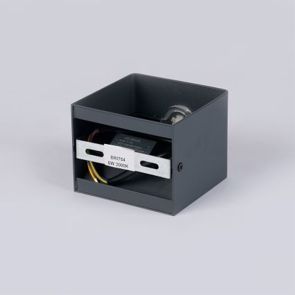 Brilagi - LED vonkajšie nástenné svietidlo DONNANI LED/5W/230V antracit IP44