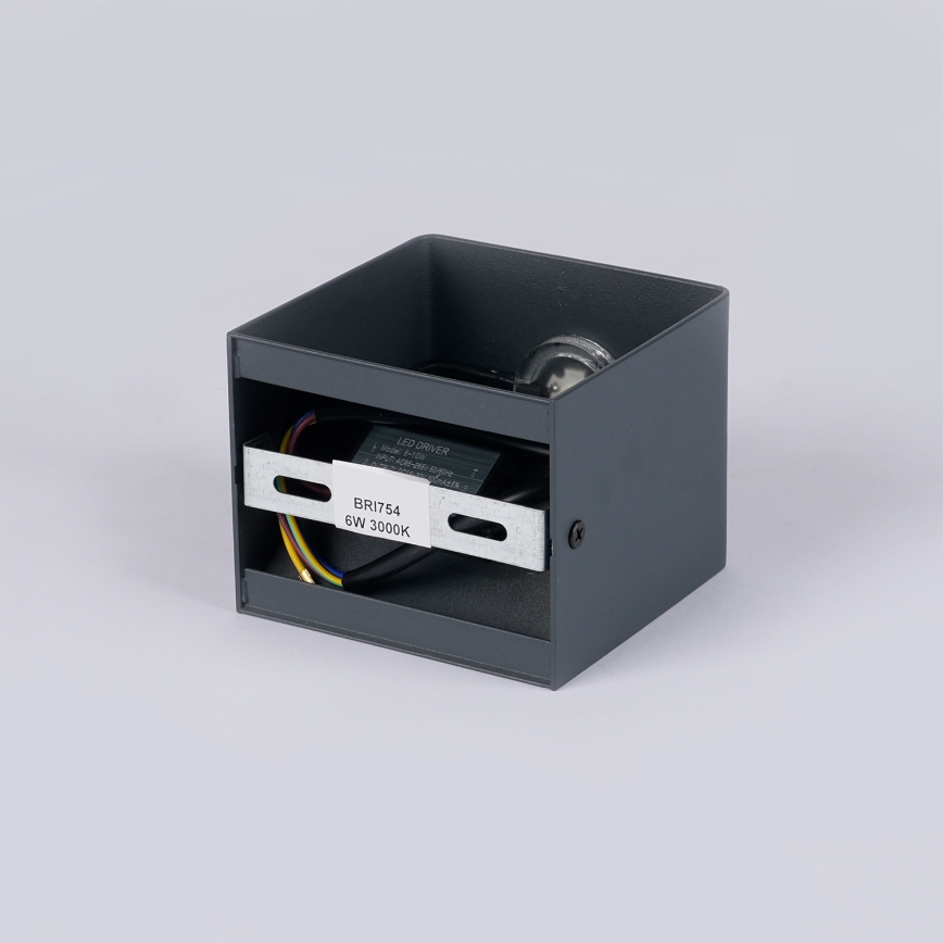 Brilagi - LED vonkajšie nástenné svietidlo DONNANI LED/5W/230V antracit IP44