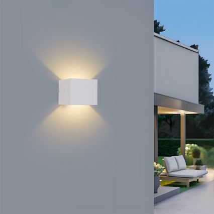 Brilagi - LED vonkajšie nástenné svietidlo DONNANI LED/5W/230V biela IP44