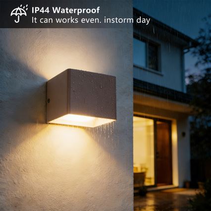 Brilagi - LED vonkajšie nástenné svietidlo DONNANI LED/5W/230V hnedé IP44