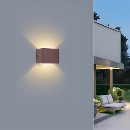 Brilagi - LED vonkajšie nástenné svietidlo DONNANI LED/5W/230V hnedé IP44