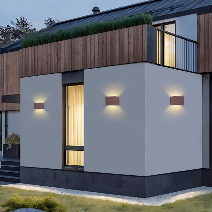 Brilagi - LED vonkajšie nástenné svietidlo DONNANI LED/5W/230V hnedé IP44
