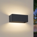 Brilagi - LED vonkajšie nástenné svietidlo DONNANI LED/7W/230V 20 cm čierne IP44