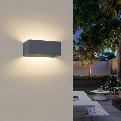 Brilagi - LED vonkajšie nástenné svietidlo DONNANI LED/7W/230V antracit IP44