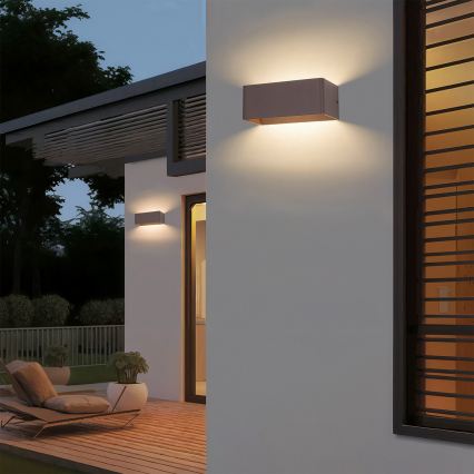 Brilagi - LED vonkajšie nástenné svietidlo DONNANI LED/7W/230V hnedá IP44
