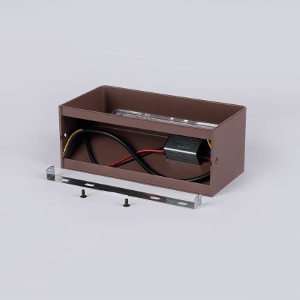 Brilagi - LED vonkajšie nástenné svietidlo DONNANI LED/7W/230V hnedá IP44