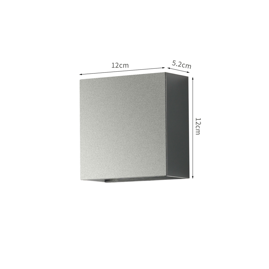 Brilagi – LED vonkajšie nástenné svietidlo DOUBLERAY, LED 4 W / 230 V, antracit, krytie IP65