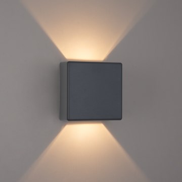 Brilagi - LED Vonkajšie nástenné svietidlo DOUBLERAY LED/6W/230V antracit IP54