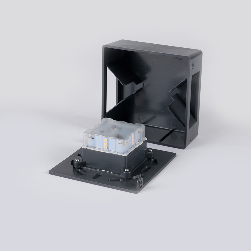 Brilagi - LED Vonkajšie nástenné svietidlo DOUBLERAY LED/6W/230V antracit IP54