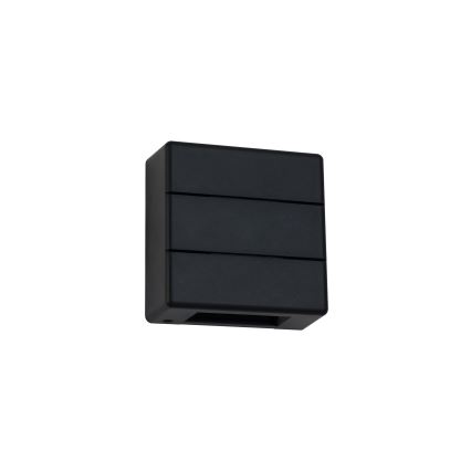 Brilagi - LED vonkajšie nástenné svietidlo DOUBLERAY LINE LED/6W/230V čierne IP54