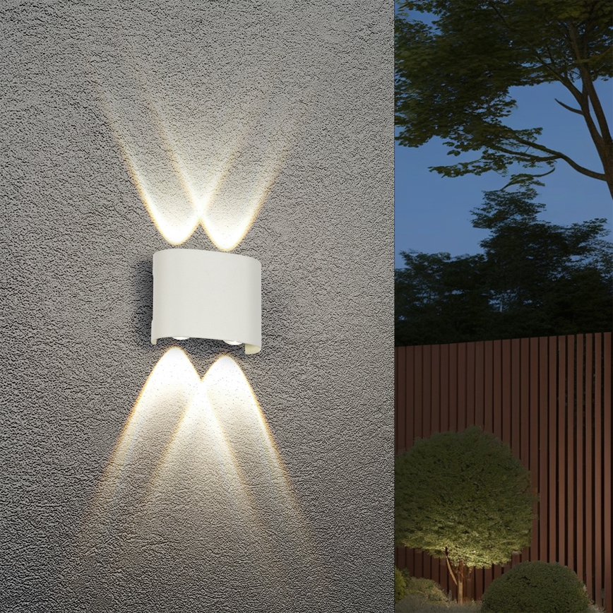 Brilagi - LED vonkajšie nástenné svietidlo FLAREBOX LED/4W/230V biele IP65