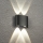 Brilagi - LED vonkajšie nástenné svietidlo FLAREBOX LED/4W/230V čierne IP65