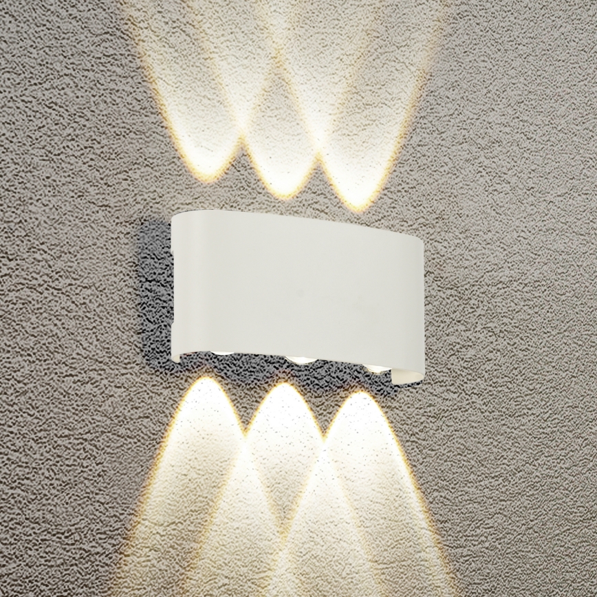 Brilagi - LED vonkajšie nástenné svietidlo FLAREBOX LED/6W/230V biele IP65