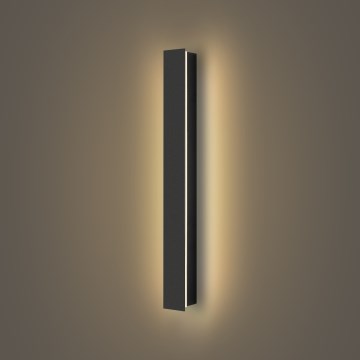 Brilagi - LED vonkajšie nástenné svietidlo LINEAR LED/12W/230V 3000K IP65 50 cm čierne