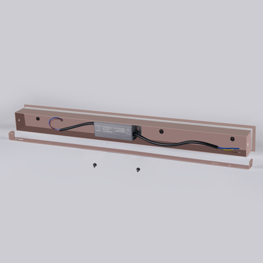 Brilagi - LED vonkajšie nástenné svietidlo LINEAR LED/12W/230V 3000K IP65 50 cm hnedé CRI 90