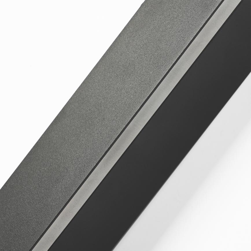 Brilagi - Vonkajšie nástenné LED svietidlo LINEAR, 12 W, 230 V, 3000 K, IP65, 50 cm, antracit