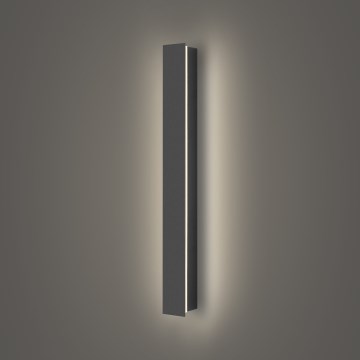 Brilagi - LED vonkajšie nástenné svietidlo LINEAR LED/12W/230V 4000K IP65 50 cm antracit