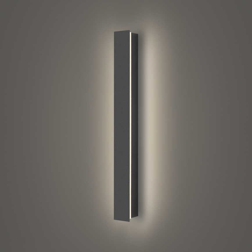 Brilagi - LED vonkajšie nástenné svietidlo LINEAR LED/12W/230V 4000K IP65 50 cm antracit