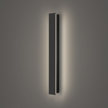 Brilagi - LED vonkajšie nástenné svietidlo LINEAR LED/12W/230V 4000K IP65 50 cm čierna
