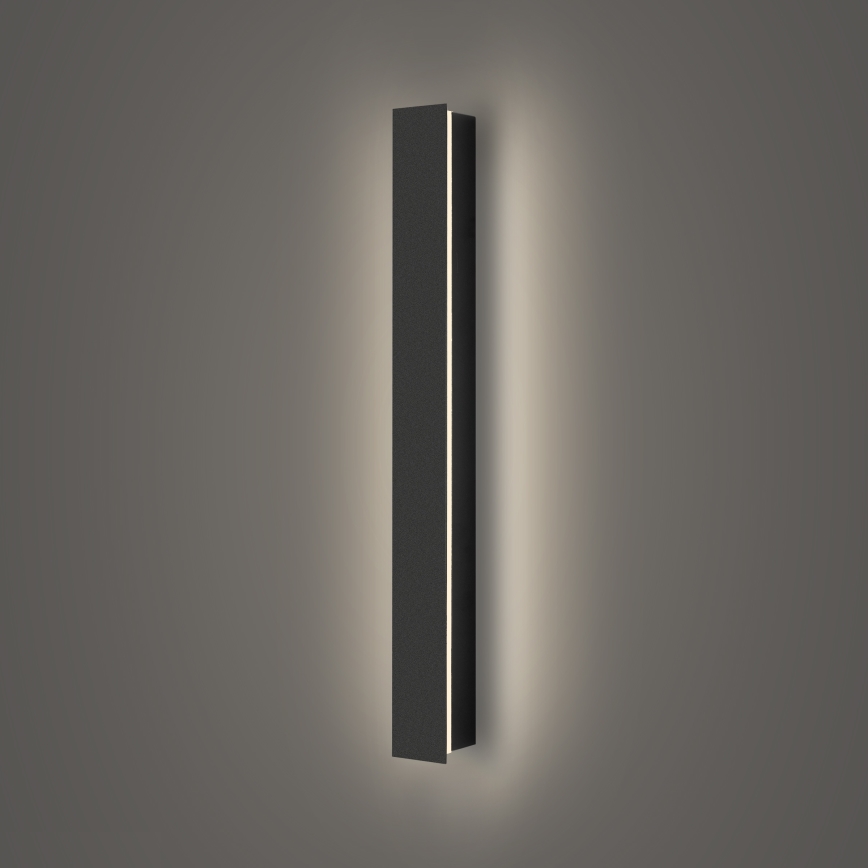 Brilagi - LED vonkajšie nástenné svietidlo LINEAR LED/12W/230V 4000K IP65 50 cm čierna