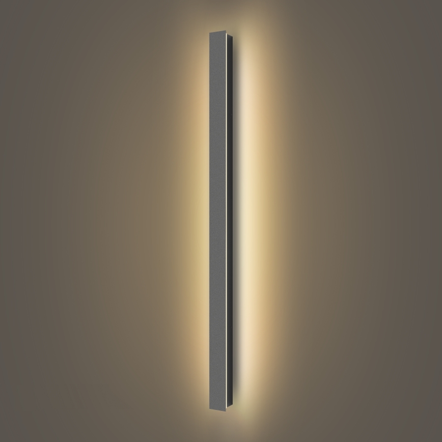 Brilagi - LED Vonkajšie nástenné svietidlo LINEAR LED/22W/230V 3000K IP65 100 cm antracit