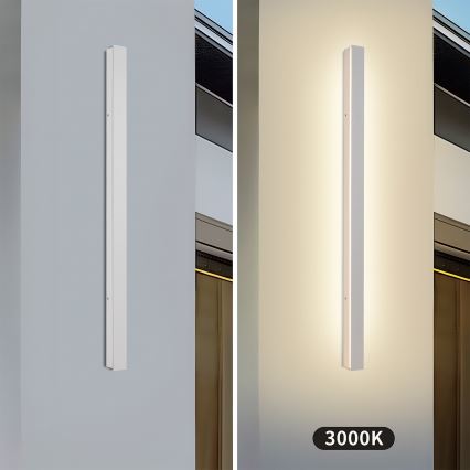 Brilagi - LED Vonkajšie nástenné svietidlo LINEAR LED/22W/230V 3000K IP65 100 cm biela CRI 90