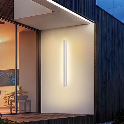 Brilagi - LED Vonkajšie nástenné svietidlo LINEAR LED/22W/230V 3000K IP65 100 cm biela CRI 90