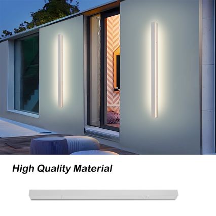 Brilagi - LED Vonkajšie nástenné svietidlo LINEAR LED/22W/230V 3000K IP65 100 cm biela CRI 90