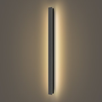 Brilagi - LED vonkajšie nástenné svietidlo LINEAR LED/22W/230V 3000K IP65 100 cm čierne