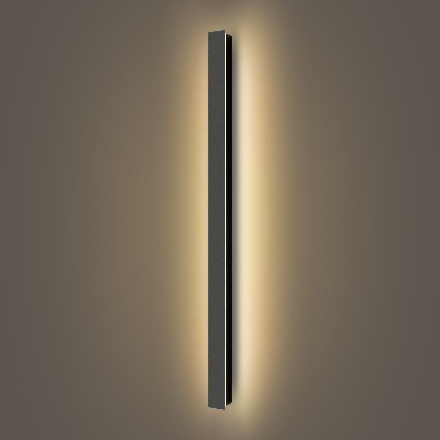 Brilagi - LED vonkajšie nástenné svietidlo LINEAR LED/22W/230V 3000K IP65 100 cm čierne