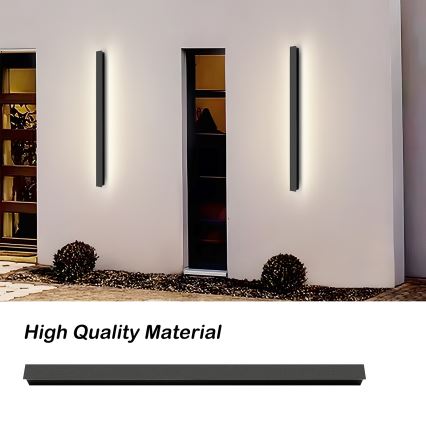 Brilagi - LED vonkajšie nástenné svietidlo LINEAR LED/22W/230V 3000K IP65 100 cm čierne