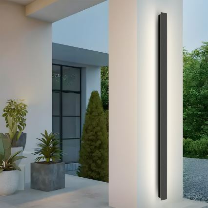 Brilagi - LED Vonkajšie nástenné svietidlo LINEAR LED/32W/230V 4000K IP65 140 cm čierne