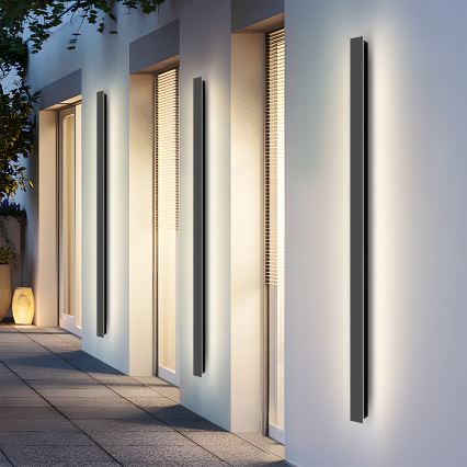 Brilagi - LED Vonkajšie nástenné svietidlo LINEAR LED/32W/230V 4000K IP65 140 cm čierne