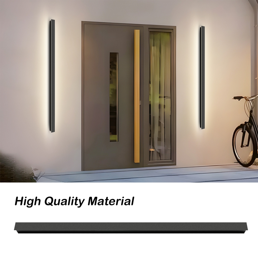 Brilagi - LED Vonkajšie nástenné svietidlo LINEAR LED/32W/230V 4000K IP65 140 cm čierne
