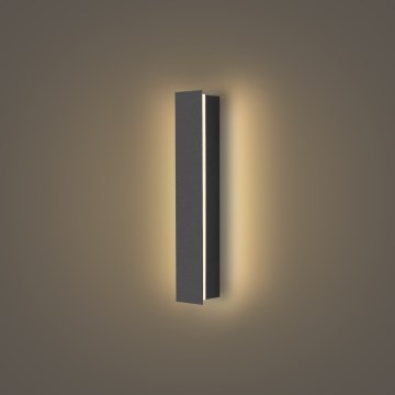 Brilagi - LED vonkajšie nástenné svietidlo LINEAR LED/8W/230V 3000K IP65 30 cm antracit