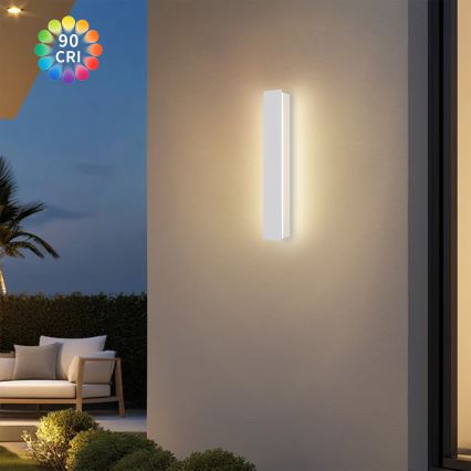 Brilagi - LED vonkajšie nástenné svietidlo LINEAR LED/8W/230V 3000K IP65 30 cm biela CRI 90
