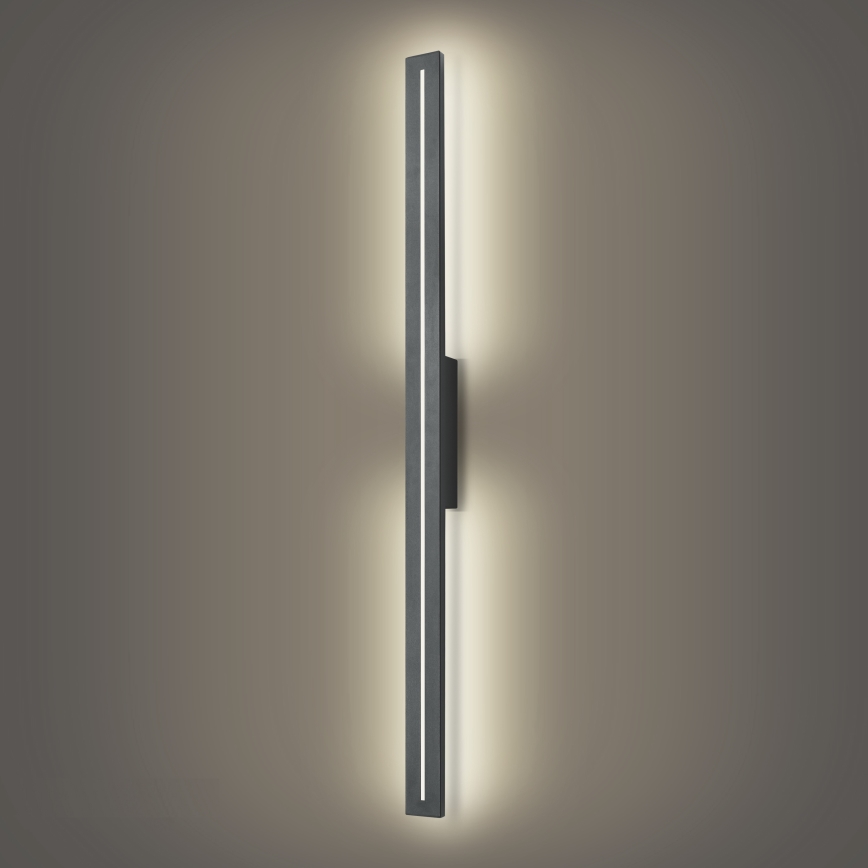 Brilagi - LED vonkajšie nástenné svietidlo LINEO LED/24W/230V 4000K IP65 100 cm antracit CRI 90