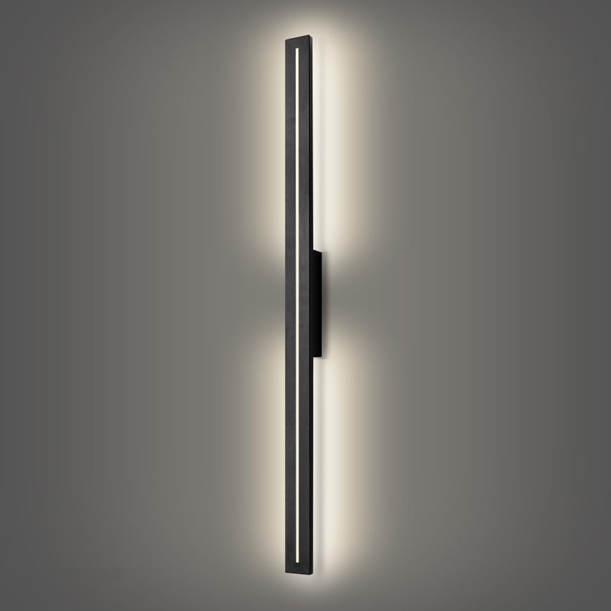 Brilagi - LED vonkajšie nástenné svietidlo LINEO LED/24W/230V 4000K IP65 100 cm čierna CRI 90