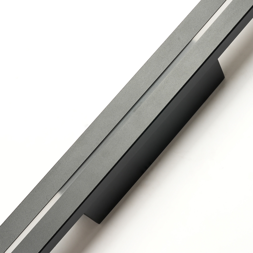 Brilagi - LED vonkajšie nástenné svietidlo LINEO LED/24W/230V 4000K IP65 100 cm čierna CRI 90