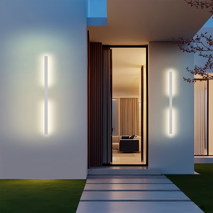 Brilagi - LED vonkajšie nástenné svietidlo LUNA LED/24W/230V 3000K IP65 100 cm biela CRI 90