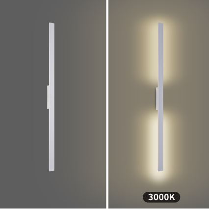 Brilagi - LED vonkajšie nástenné svietidlo LUNA LED/24W/230V 3000K IP65 100 cm biela CRI 90