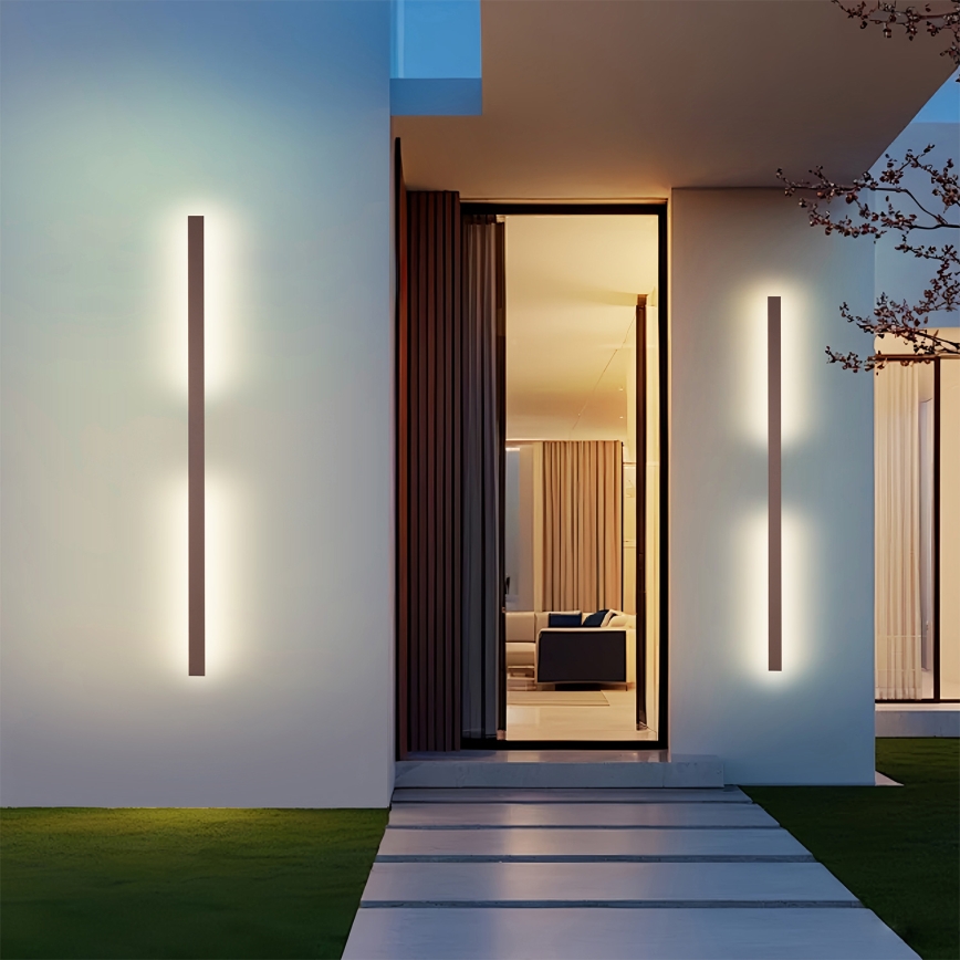 Brilagi - LED vonkajšie nástenné svietidlo LUNA LED/30W/230V 3000K IP65 150 cm hnedé CRI 90