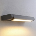 BRILAGI - LED Vonkajšie nástenné svietidlo na fasádu SALERNO LED/12W/230V 35,5 cm antracit IP65